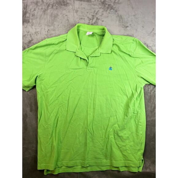 Brooks Brothers 1818 Men's Performance Polo GREEN Original Fit Shirt‎ 2XL - Picture 1 of 7